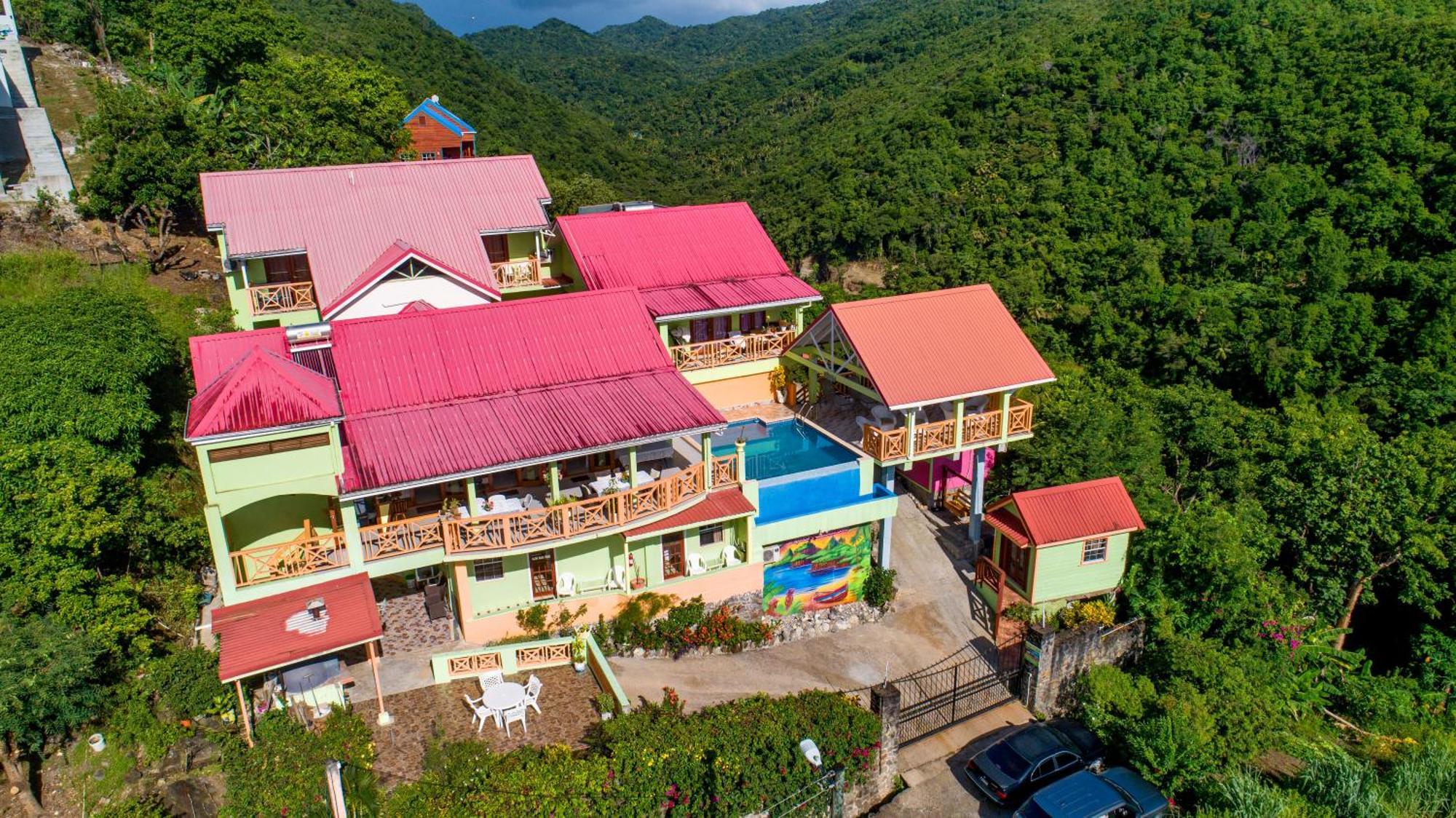 Tropical Paradise View Anse La Raye Kültér fotó