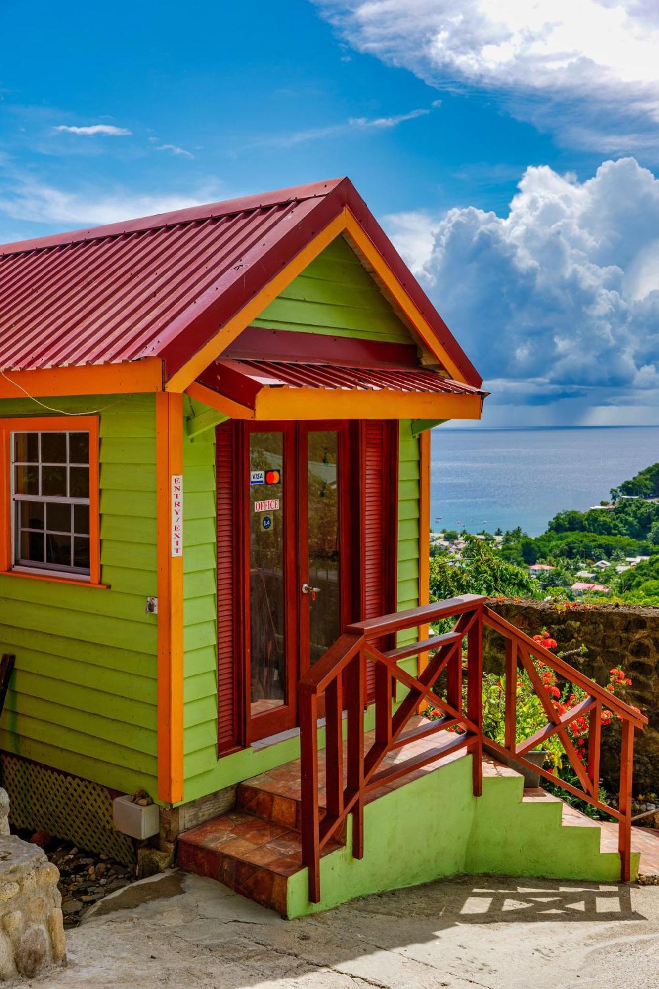 Tropical Paradise View Anse La Raye Kültér fotó
